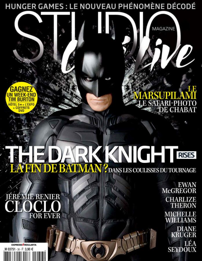 STUDIO CINE LIVE magazine side cover Issue 36 April 2012