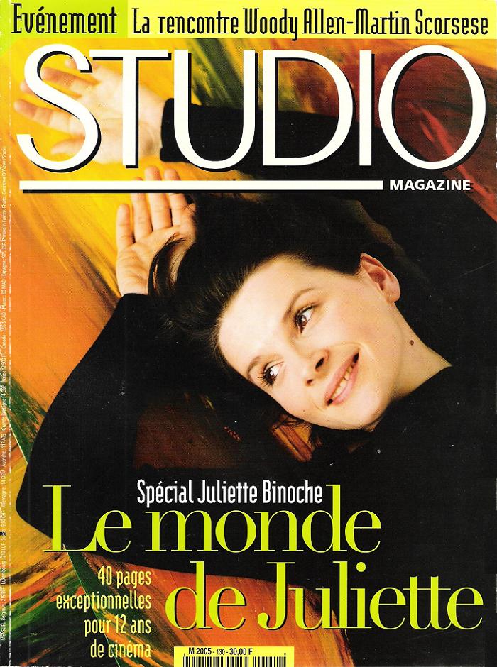 STUDIO magazine side cover Issue 130 January 1998
