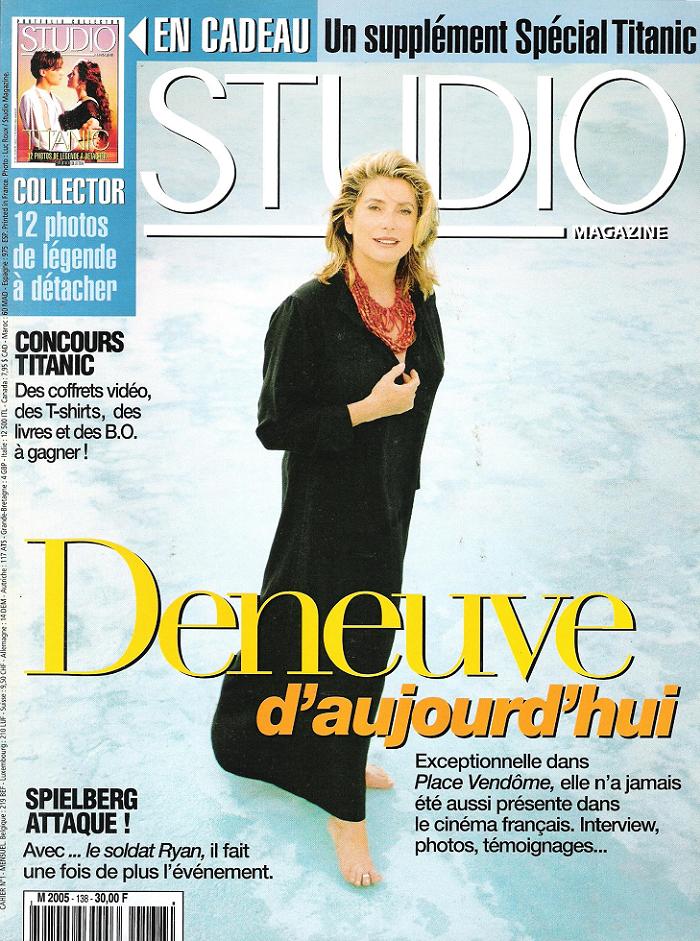 STUDIO magazine side cover Issue 138 October 1998