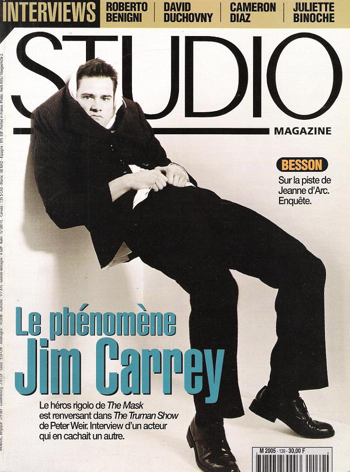 STUDIO magazine side cover Issue 139 November 1998
