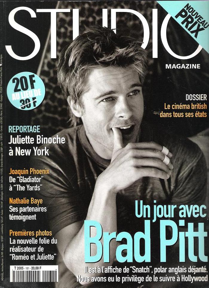 STUDIO magazine side cover Issue 161 November 2000