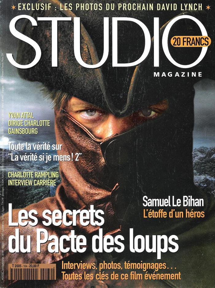 STUDIO magazine side cover Issue 164 February 2001