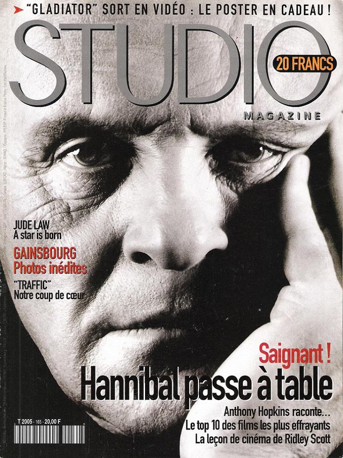 STUDIO magazine side cover Issue 165 March 2001
