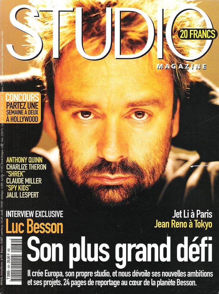 STUDIO magazine side cover Issue 169 July/August 2001