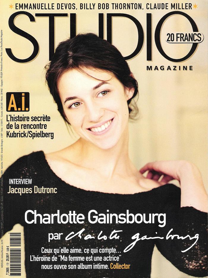 STUDIO magazine side cover Issue 172 November 2001
