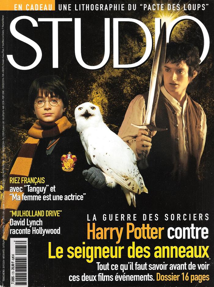 STUDIO magazine side cover Issue 173 December 2001