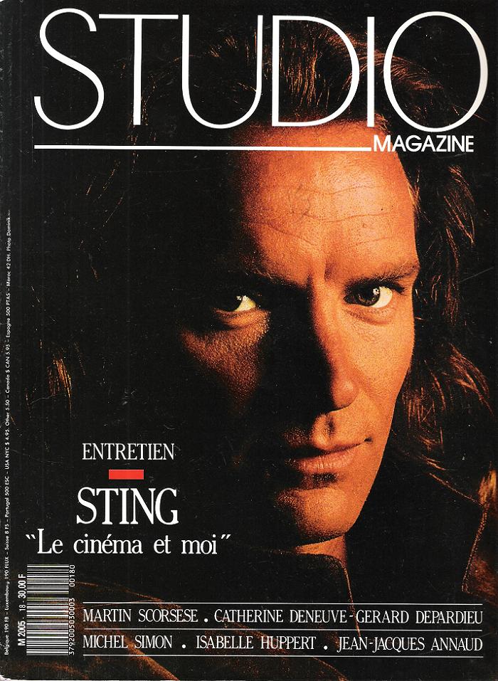 STUDIO magazine side cover Issue 18 October 1988