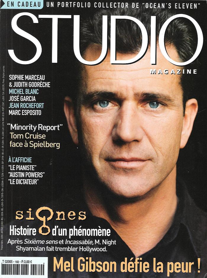 STUDIO magazine side cover Issue 182 October 2002