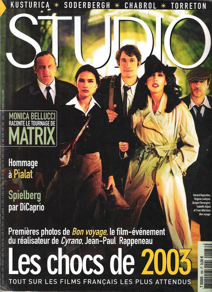 STUDIO magazine side cover Issue 186 February 2003