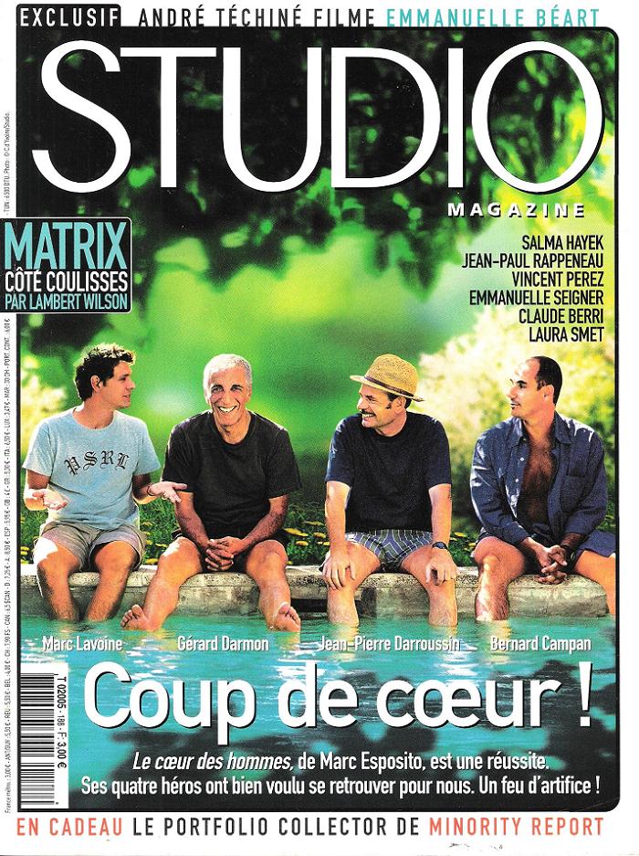 STUDIO magazine side cover Issue 188 April 2003