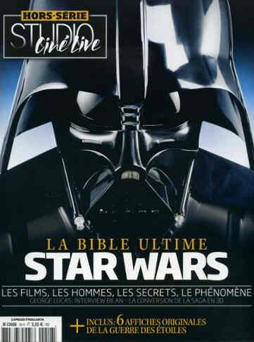 STUDIO CINE LIVE magazine side cover  Special # 18 February/March 2012