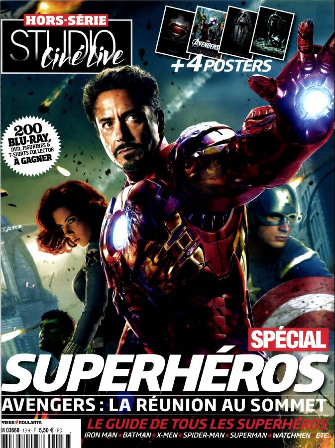 STUDIO CINE LIVE magazine side cover  Special # 19 April/May 2012