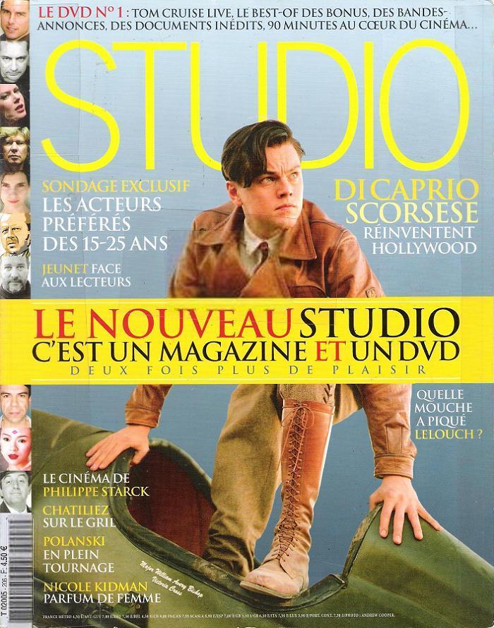 STUDIO magazine side cover Issue 206 November 2004