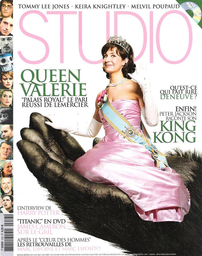 STUDIO magazine side cover Issue 218 December 2005