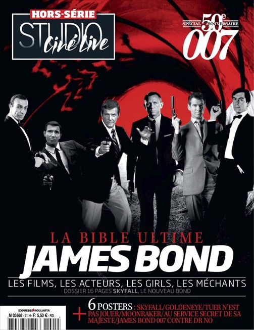 STUDIO CINE LIVE magazine side cover  Special # 21 October 2012