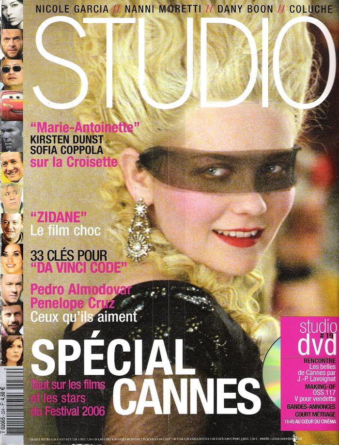 STUDIO magazine side cover Issue 224 June 2006
