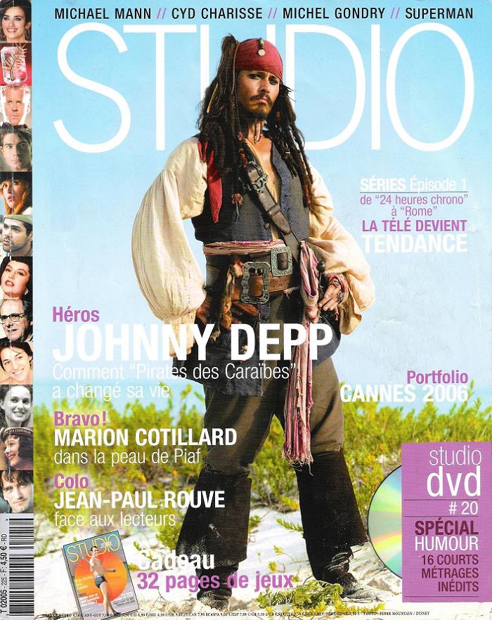 STUDIO magazine side cover Issue 225 July/August 2006