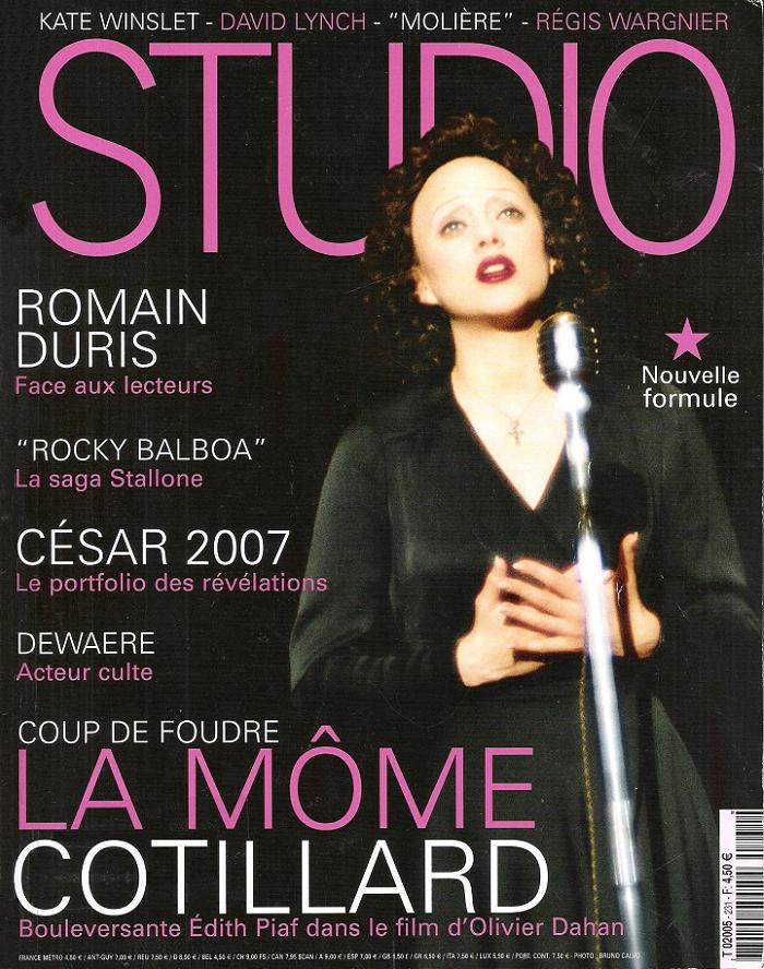 STUDIO magazine cover Issue 231 February 2007