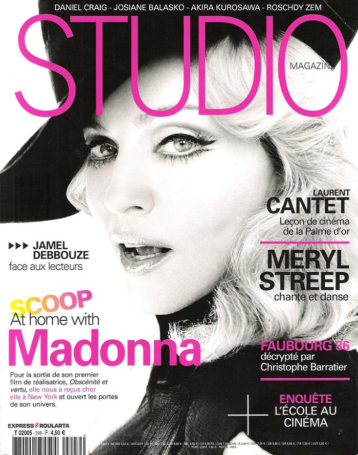 STUDIO magazine side cover Issue 249 September 2008