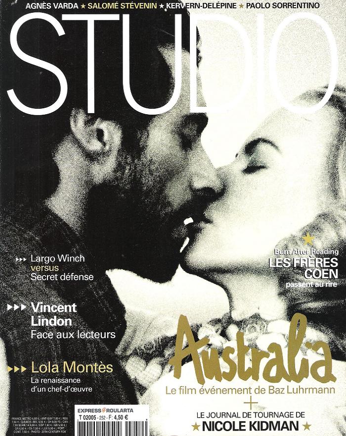 STUDIO magazine side cover Issue 252 December 2008