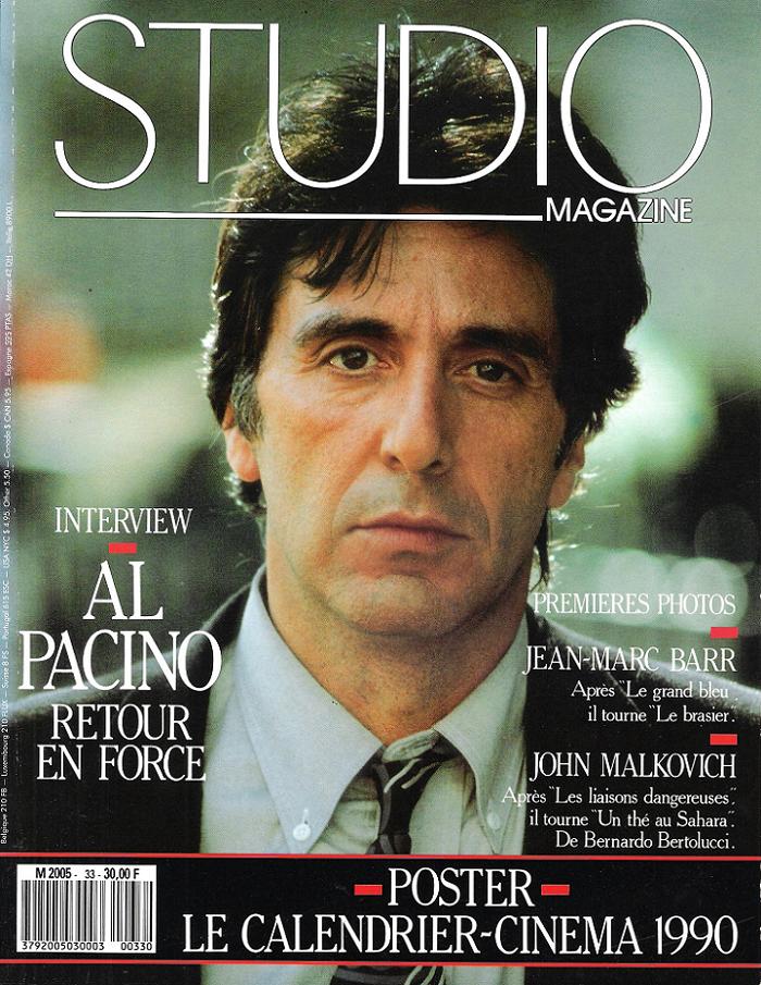 STUDIO magazine side cover Issue 33 December 1989