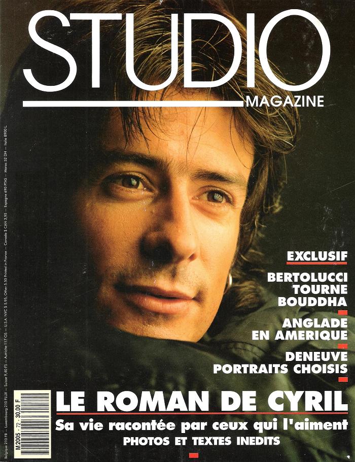 STUDIO magazine side cover Issue 72 April 1993