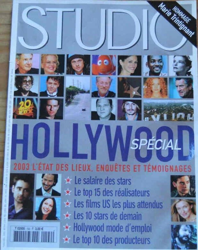 STUDIO magazine side cover Issue 192  September 2003