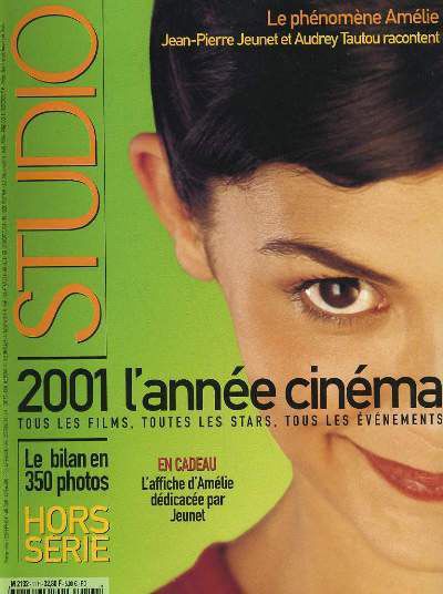 STUDIO L ANNEE CINEMA magazine side cover Issue 11  2001
