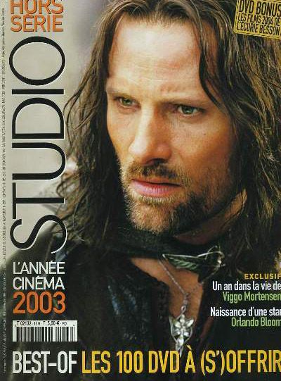 STUDIO L ANNEE CINEMA magazine side cover Issue 13  2003
