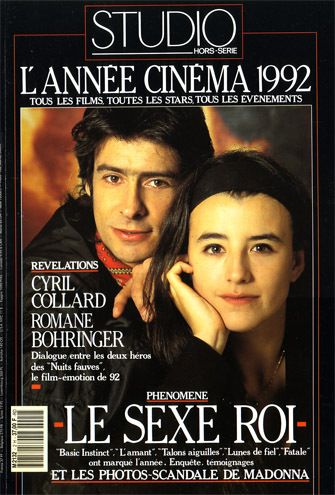 STUDIO L ANNEE CINEMA magazine side cover Issue 2  1992