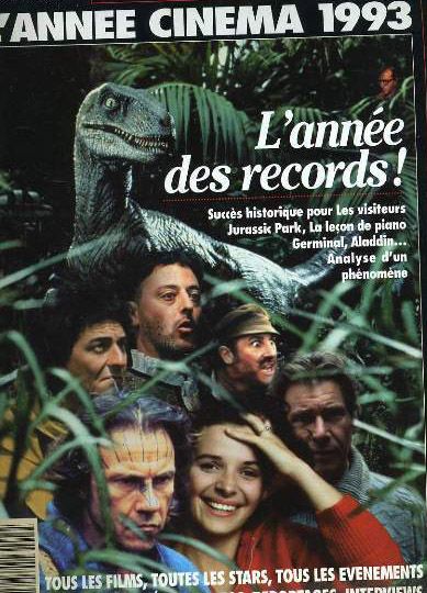 STUDIO L ANNEE CINEMA magazine side cover Issue 3  1993