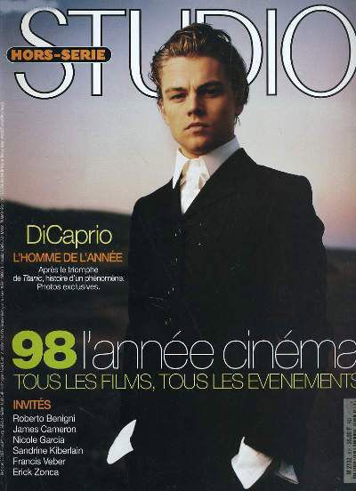 STUDIO L ANNEE CINEMA magazine side cover Issue 8  1998