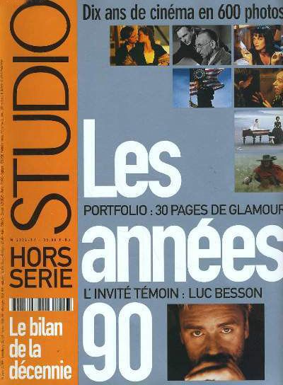 STUDIO L ANNEE CINEMA magazine side cover Issue 9 December 1999