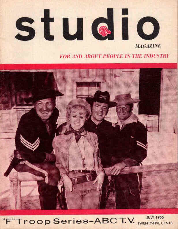 STUDIO (USA) magazine side cover  Vol 1 No  3 July 1966