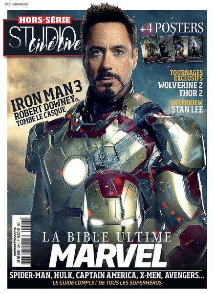 STUDIO CINE LIVE magazine side cover  Special # 23 May 2013