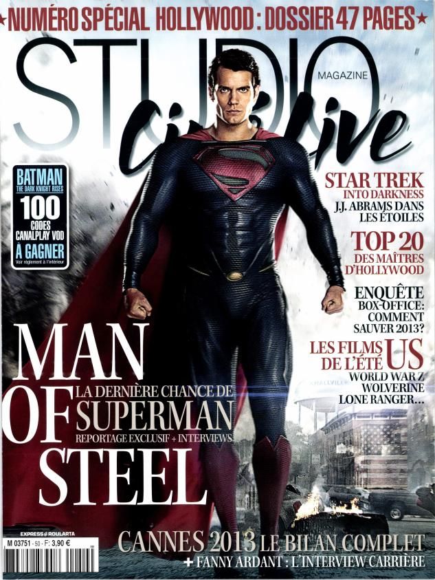STUDIO CINE LIVE magazine side cover Issue 50 June 2013