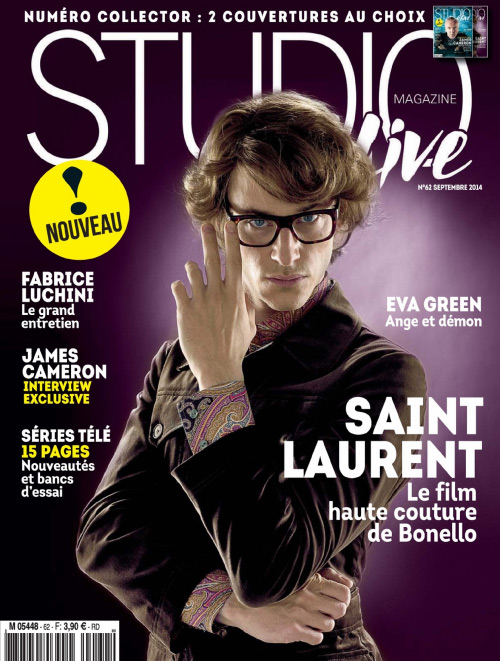 STUDIO CINE LIVE magazine side cover Issue 62 September 2014