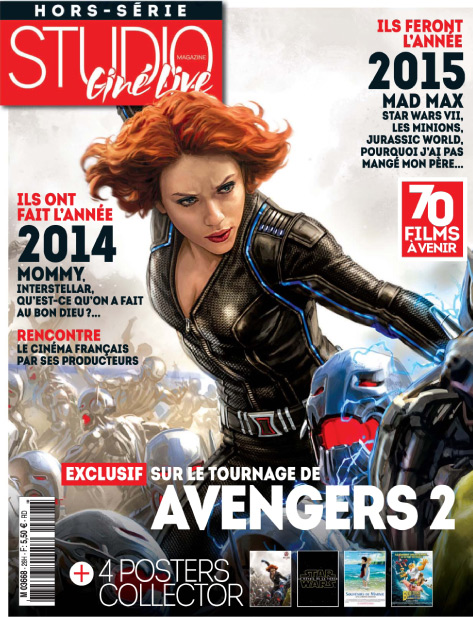 STUDIO CINE LIVE magazine side cover Issue 28  Special January 2015