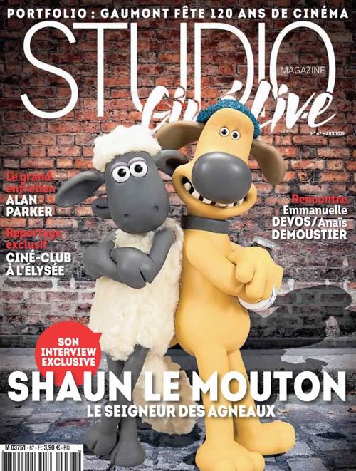 STUDIO CINE LIVE magazine side cover Issue 67 March 2015