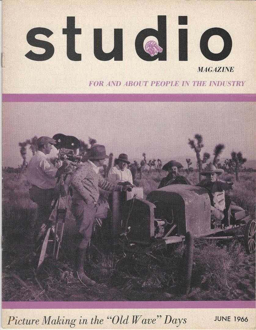STUDIO (USA) magazine side cover  Vol 1 No  2  June 1966