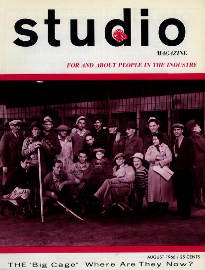 STUDIO (USA) magazine side cover  Vol 1 No  4  August 1966