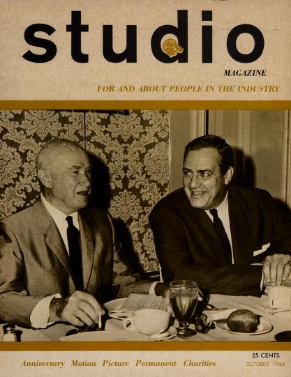 STUDIO (USA) magazine side cover  Vol 1 No  6  October 1966