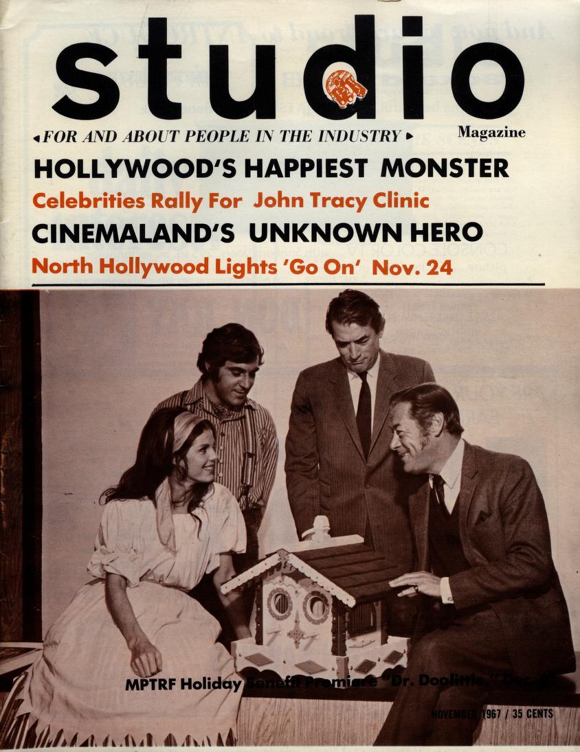 STUDIO (USA) magazine side cover  Vol 2 No  8  November 1967