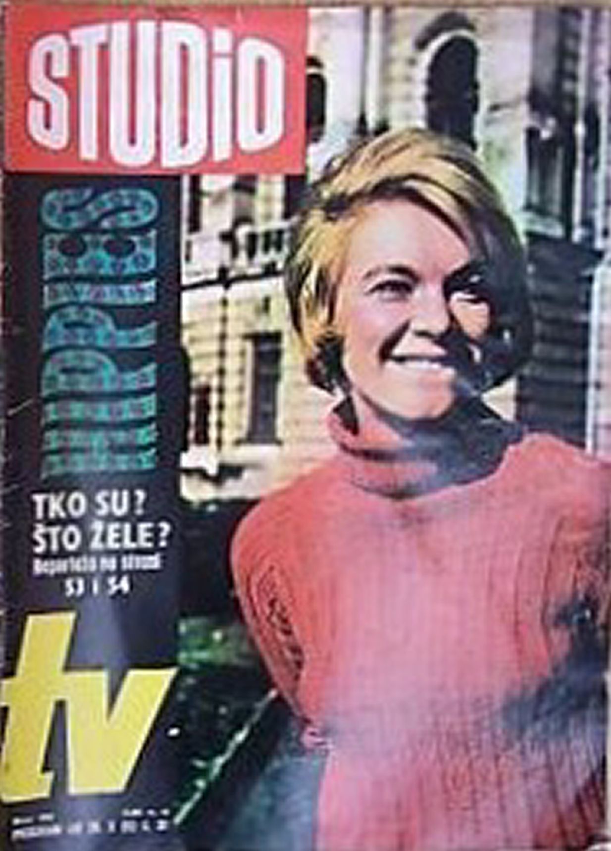 STUDIO (Yugo) magazine side cover Issue 186   1967