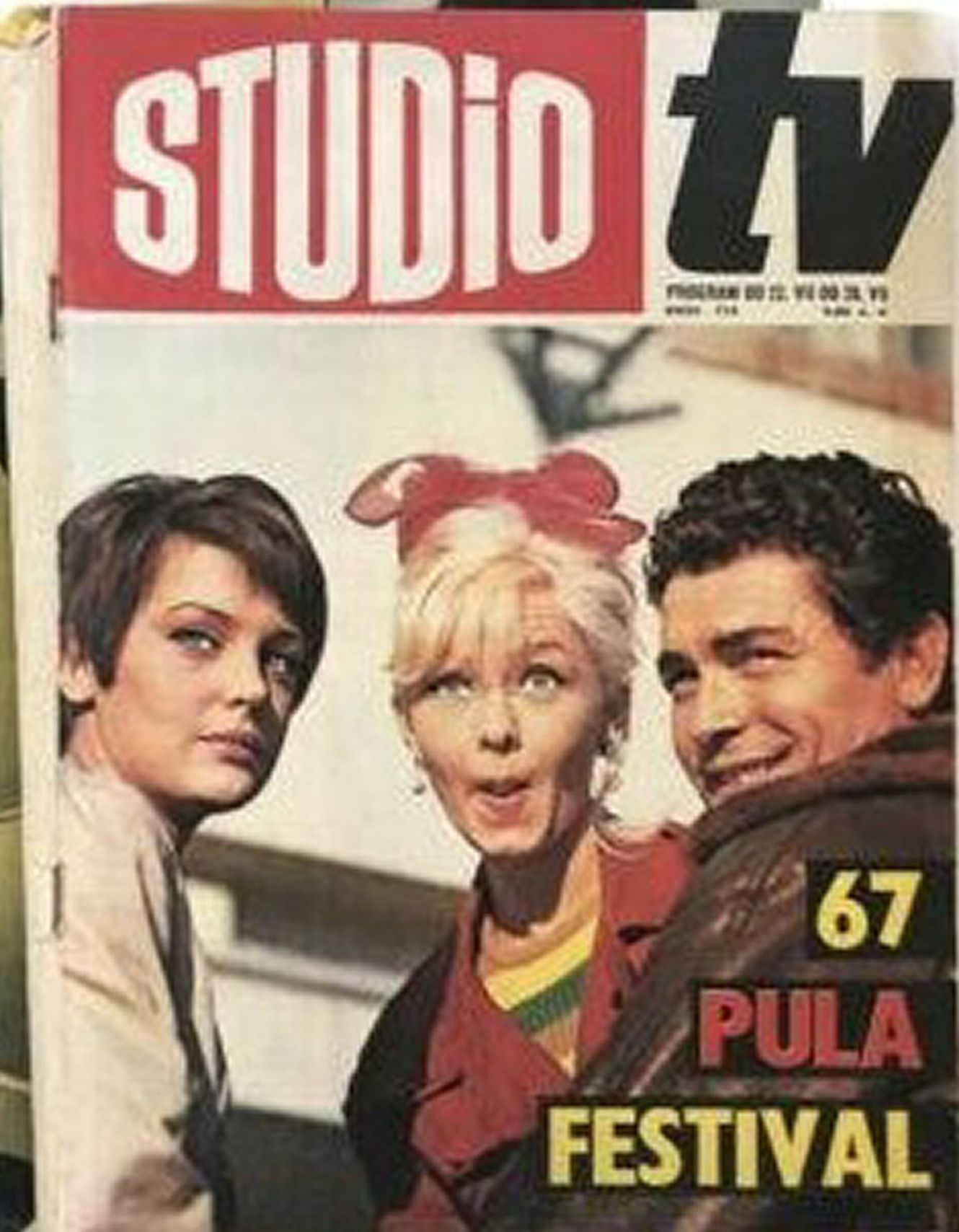 STUDIO (Yugo) magazine side cover   1967