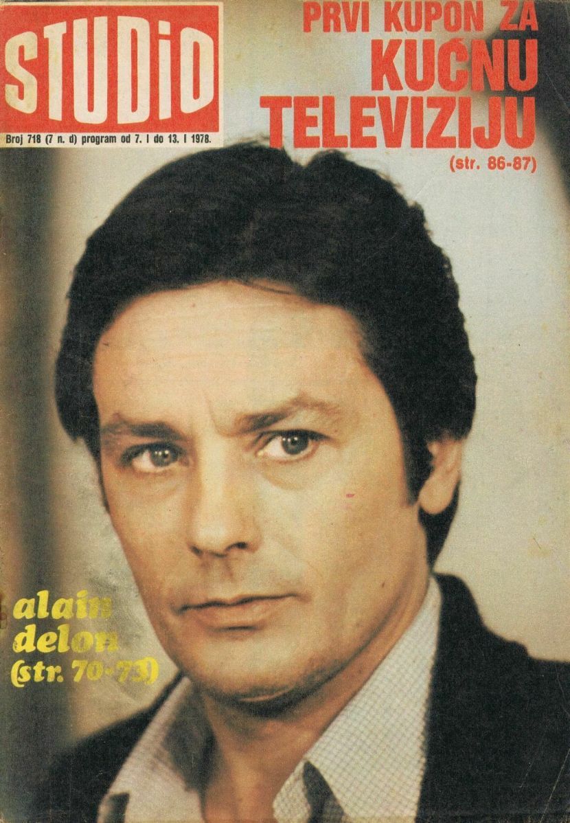 STUDIO (Yugo) magazine side cover Issue 718 7 January 1978