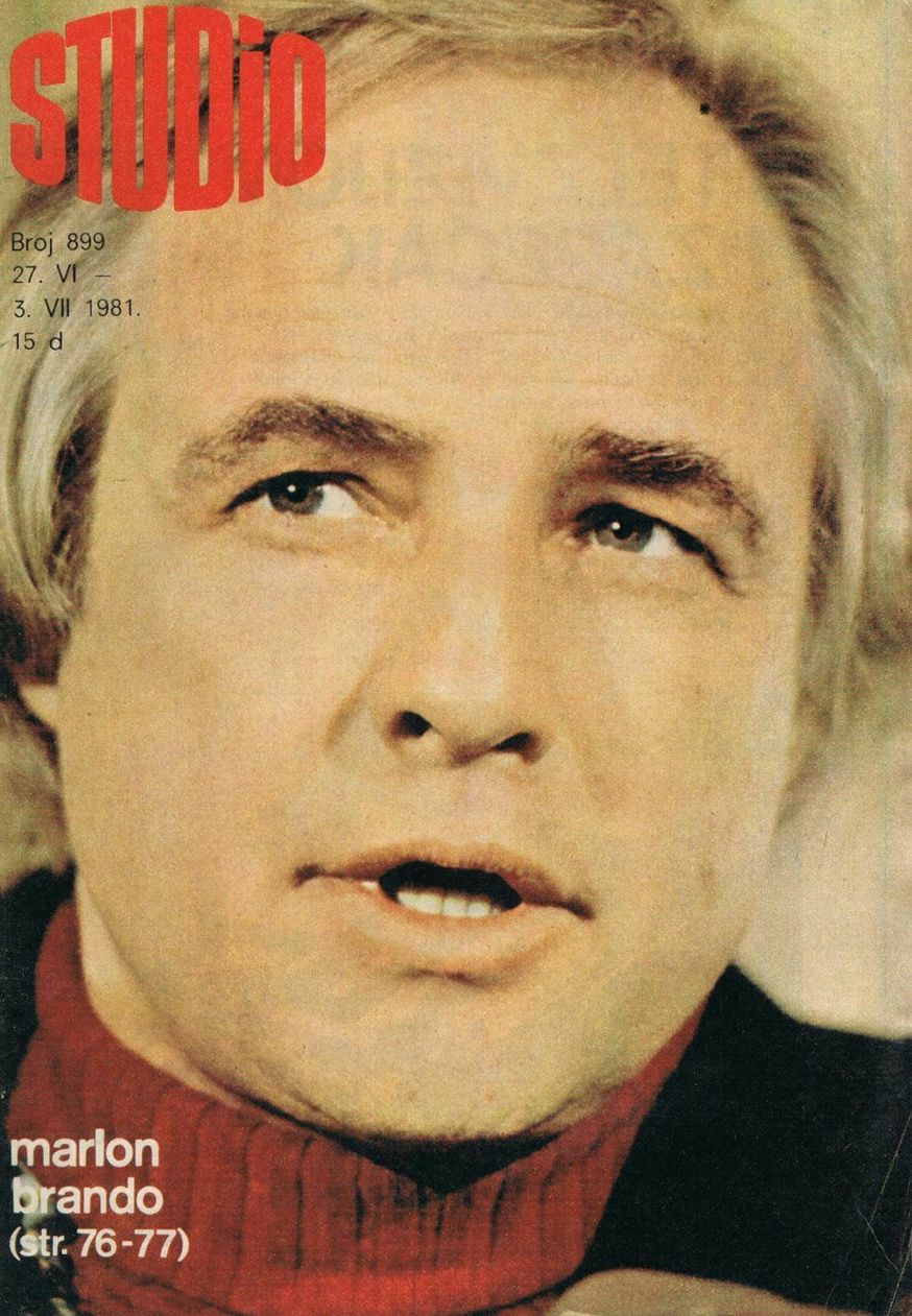 STUDIO (Yugo) magazine side cover Issue 899 27 June 1981