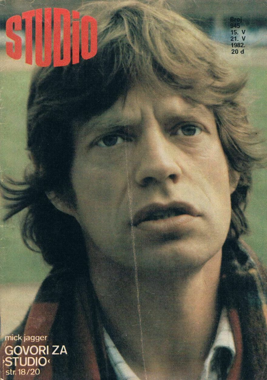 STUDIO (Yugo) magazine side cover Issue 945 15 May 1982