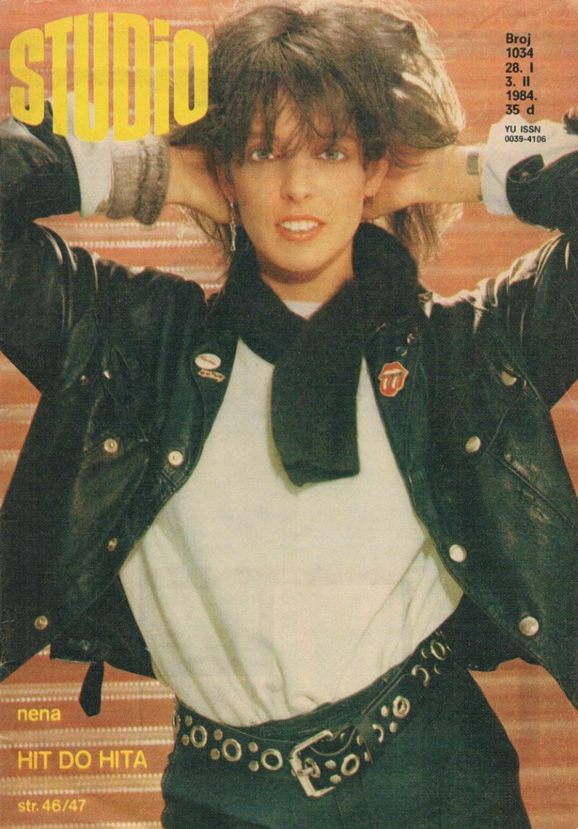 STUDIO (Yugo) magazine side cover Issue 1034 28 January 1984