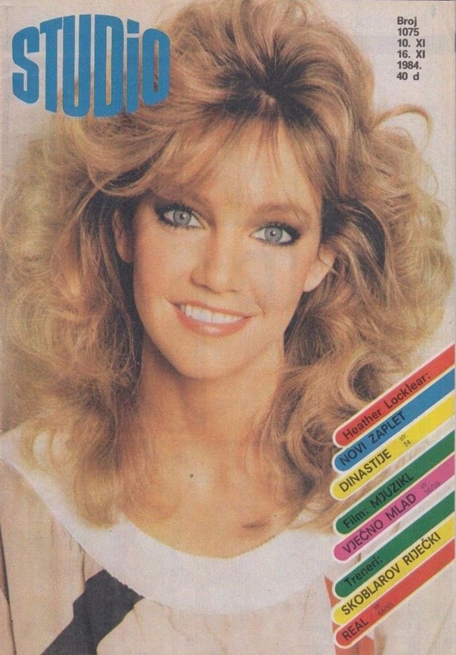 STUDIO (Yugo) magazine side cover Issue 1075 10 November 1984